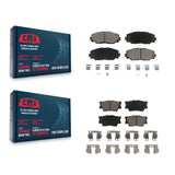 Front Rear Ceramic Brake Pads Kit For Toyota RAV4 Lexus HS250h