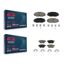 Front Rear Ceramic Brake Pad Kit For Toyota Corolla Scion xB Matrix Pontiac Vibe