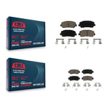 Front Rear Ceramic Brake Pads Kit For Mazda CX-5