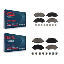 Front Rear Ceramic Brake Pad Kit For Ford Transit-250 Transit-350 Transit-150 HD