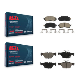 Front Rear Ceramic Brake Pads Kit For Subaru Forester Crosstrek Outback Legacy