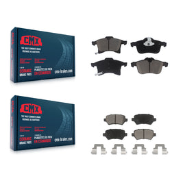 Front Rear Ceramic Brake Pads Kit For 2008-2009 Saturn Astra