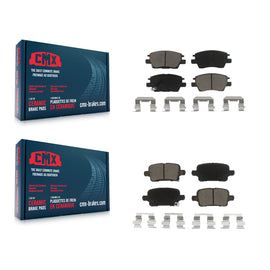 Front Rear Ceramic Brake Pads Kit For Chevrolet Cruze Volt Bolt EV EUV