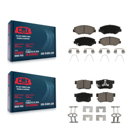 Front Rear Ceramic Brake Pads Kit For Honda CR-V