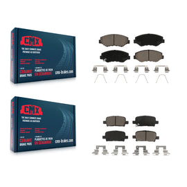 Front Rear Ceramic Brake Pads Kit For 2003-2008 Honda Pilot