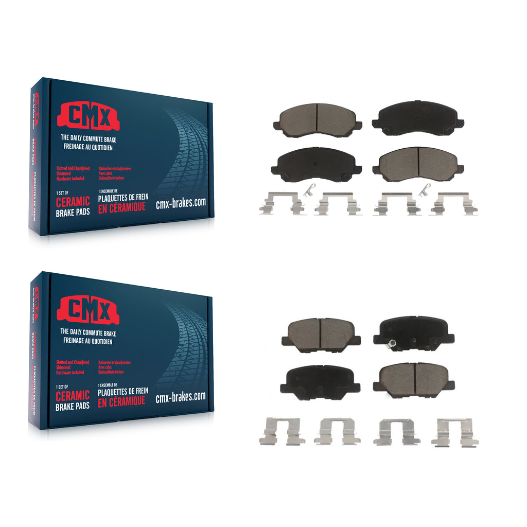 Front Rear Ceramic Brake Pads Kit For Mitsubishi Outlander Sport RVR