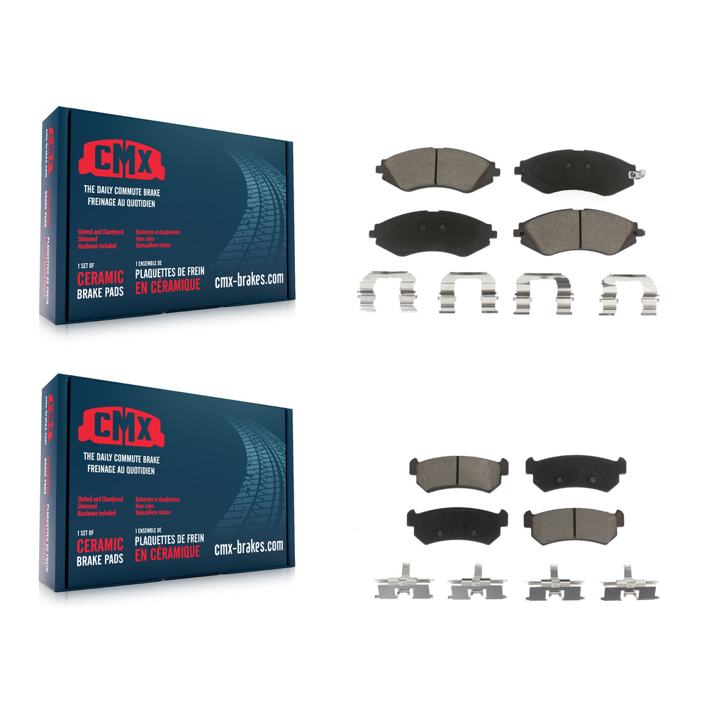 Front Rear Ceramic Brake Pads Kit For Suzuki Forenza Reno Chevrolet Optra
