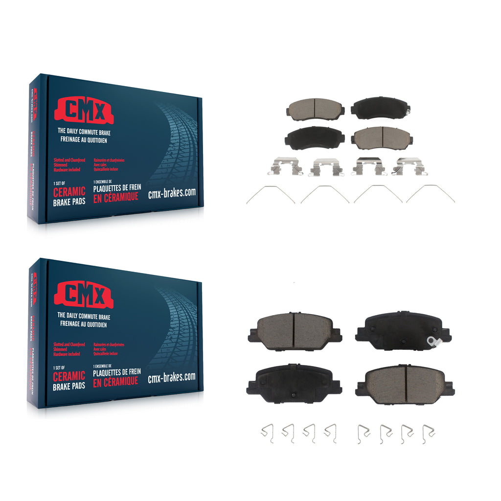 Front Rear Ceramic Brake Pad Kit For Honda CR-V FULL HYBRID EV-GAS (FHEV) engine