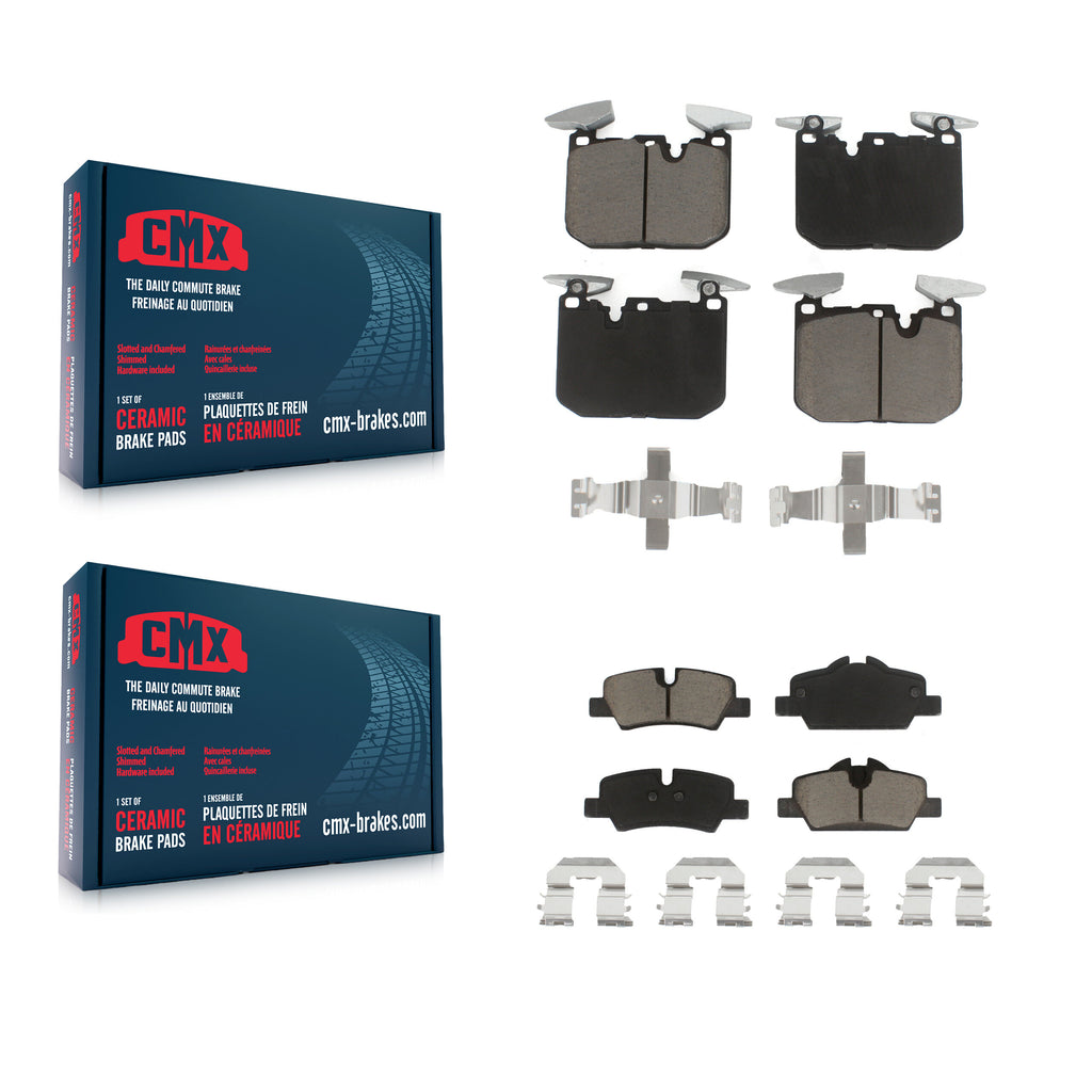 Front Rear Ceramic Brake Pads Kit For Mini Cooper