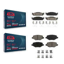 Charger l'image dans la galerie, Front Rear Ceramic Brake Pads Kit For Ford Explorer Base With Heavy Duty Brakes
