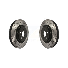 Front Drill Slot Brake Rotors Pair For Ford Edge Fusion Lincoln MKX MKZ Nautilus