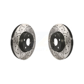 Front Drilled Slot Brake Rotors Pair For Toyota Corolla Scion xD Matrix Pontiac