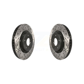 Front Drill Slot Brake Rotor Pair For Nissan INFINITI Pathfinder Murano QX60 Q50