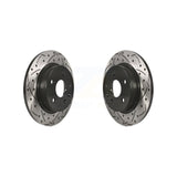 Rear Drilled Slot Brake Rotors Pair For Chevrolet Cruze Buick Encore Trax Sonic