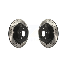 Paire de rotors de frein à fente arrière percée, pour Ford Edge Fusion Lincoln MKX MKZ Nautilus 