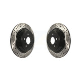 Paire de rotors de frein à fente arrière percée, pour Ford Edge Fusion Lincoln MKX MKZ Nautilus 