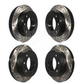 Kit de Rotor de frein à fente de forage avant et arrière, pour Chevrolet Silverado 2500 HD GMC Sierra