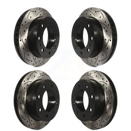 Kit de Rotor de frein à fente de perçage avant et arrière, pour Chevrolet Express 2500 GMC Savana 3500 