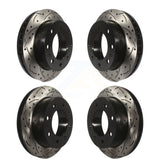 Kit de Rotor de frein à fente de perçage avant et arrière, pour Chevrolet Express 2500 GMC Savana 3500 