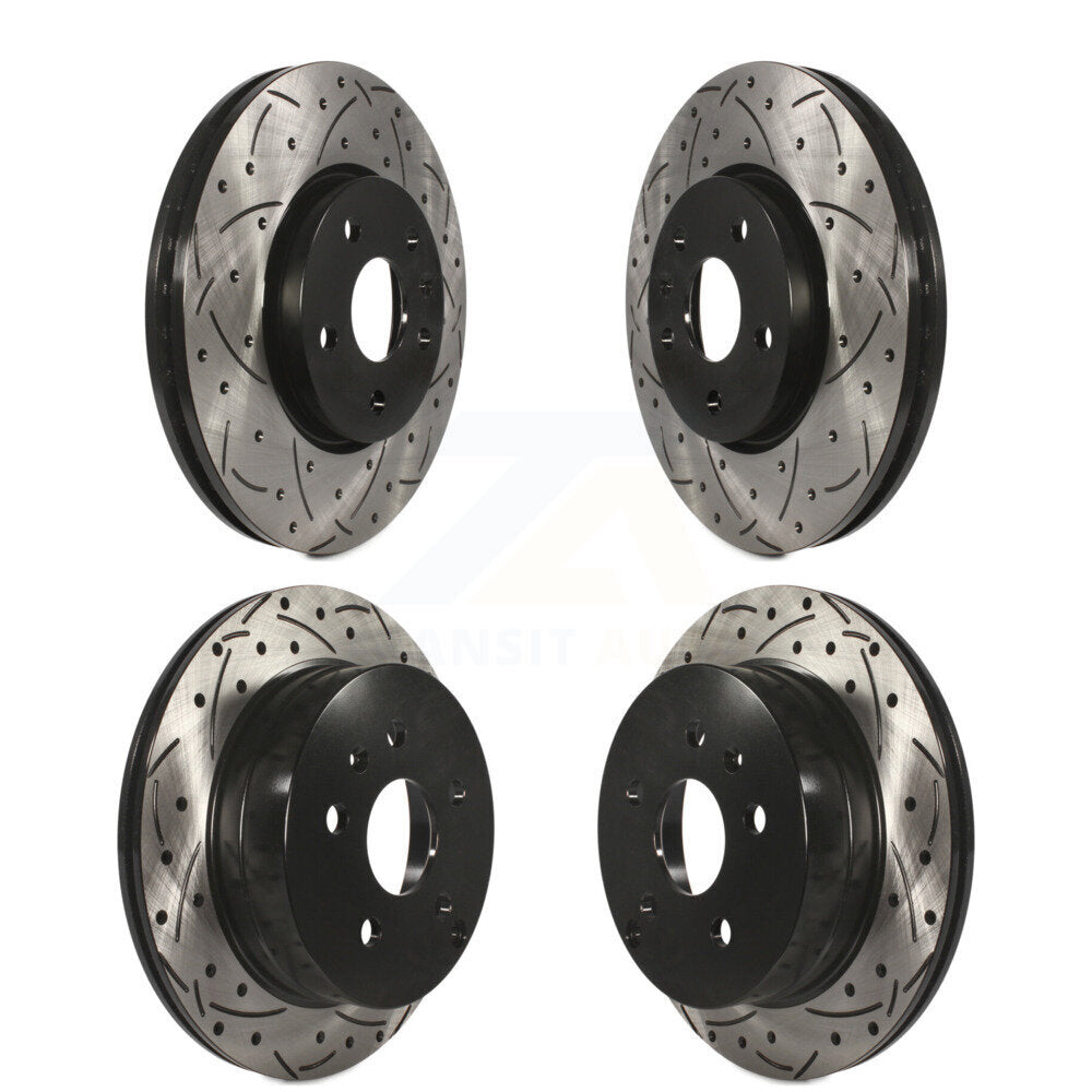 Kit de rotors de frein à disque à fente avant et arrière, pour Chevrolet Equinox GMC Terrain 