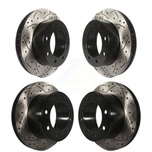 Charger l'image dans la galerie, Kit de Rotors de frein à disque de fente de forage de manteau avant et arrière pour Ford F-250 Super Duty F-350 