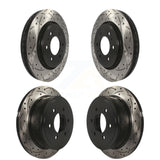 Kit de rotor de frein à fente avant et arrière pour Ford F-150 2010-2011 avec 6 roues à ergots 