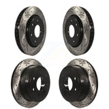 Kit de rotor de frein à fente avant et arrière pour Ford F-150 2010-2011 avec 7 roues à ergots 