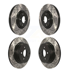 Front Rear Drill Slot Brake Rotor Kit For Nissan INFINITI Maxima G37 G35 M35 G25