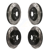 Kit de rotors de frein à disque fendus percés avant et arrière pour Toyota RAV4 