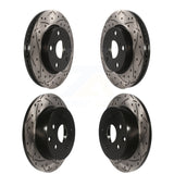 Kit de Rotor de frein à disque à fente percée, revêtement avant et arrière, pour Toyota RAV4 Lexus HS250h 