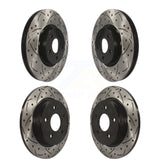 Kit de rotors de frein à disque fendus percés avant et arrière pour Ford Focus ST 