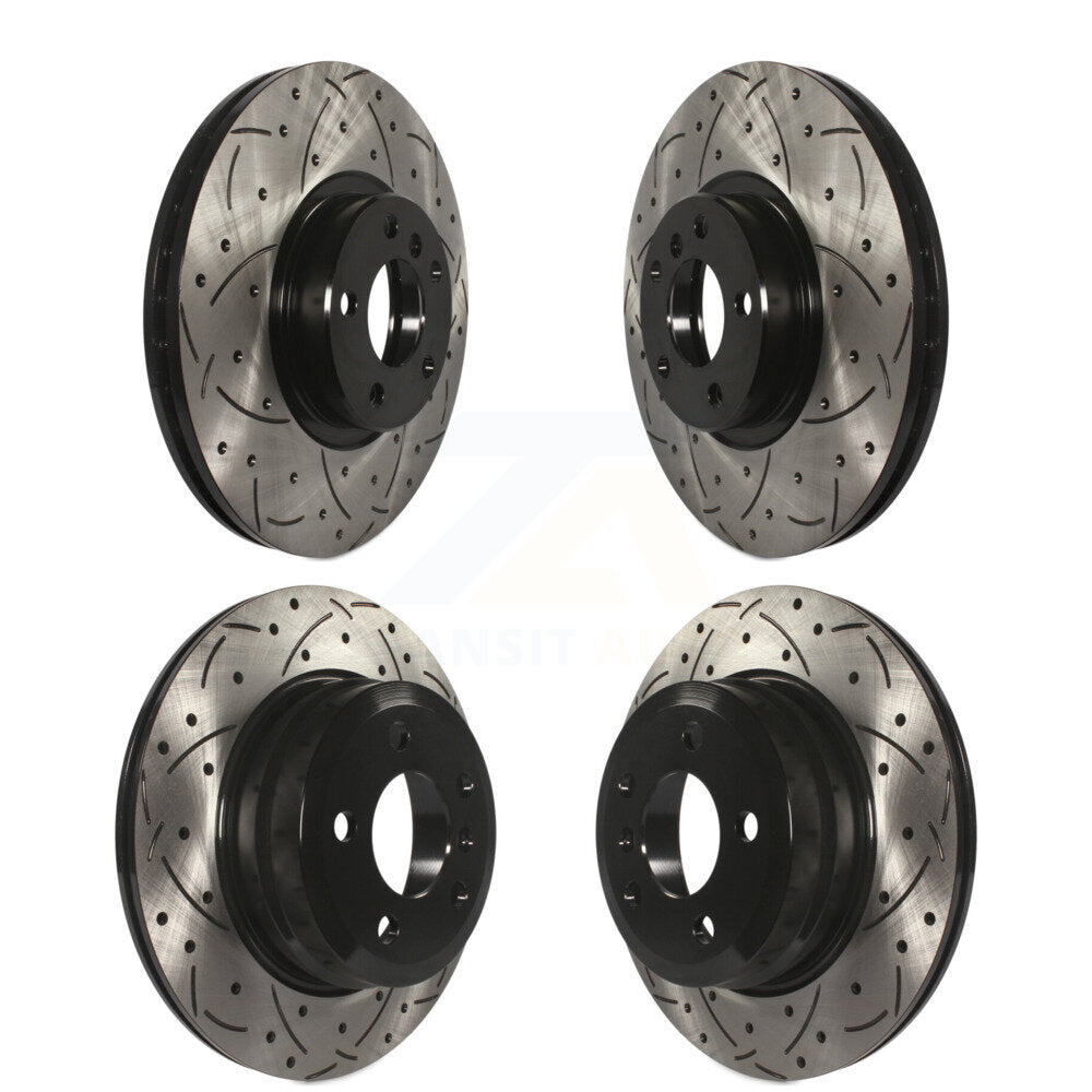 Kit de rotors de frein à disque fendus percés avant et arrière pour BMW X5 X6 