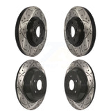 Kit de rotors de frein à disque fendus percés avant et arrière pour Ford Escape 