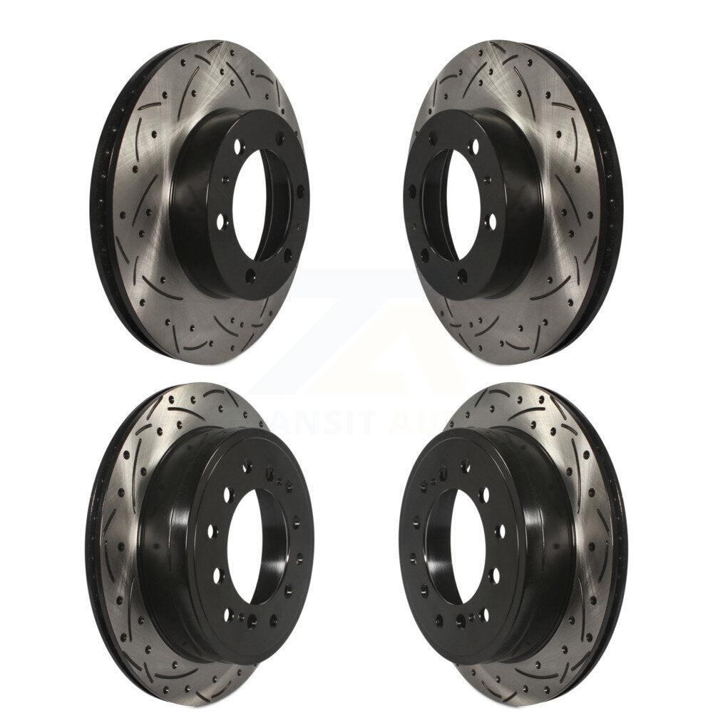 Kit de rotors de frein à disque pour fente de forage avant et arrière, pour Toyota FJ Cruiser 2010 – 2014 