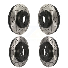 Load image into Gallery viewer, Front Rear Coat Drill Slot Disc Brake Rotor Kit For Mercedes-Benz E350 C300 C350