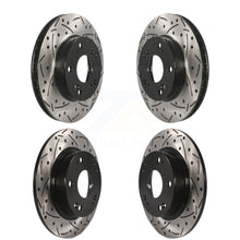 Charger l'image dans la galerie, Kit de Rotor de frein à disque fendu percé avant et arrière, pour Honda Civic Acura ILX 