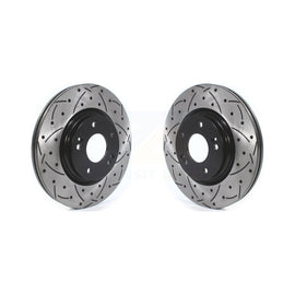 Front Drilled Slot Brake Rotor Pair For Hyundai Kia Sonata Elantra Tucson Optima
