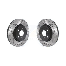 Load image into Gallery viewer, Front Drill Slot Disc Brake Rotor Pair For Honda CR-V Accord Acura Civic Integra