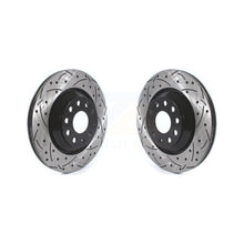 Load image into Gallery viewer, Rear Drill Slot Brake Rotors Pair For Volkswagen Atlas CC Passat GTI Audi Golf R