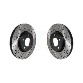 Front Drilled Slot Brake Rotors Pair For Ford Fusion Mazda 6 Lincoln MKZ Mercury