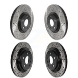 Front Rear Drill Slot Brake Rotors Kit For BMW X1 Mini Cooper Countryman X2 228i