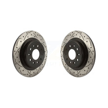 Load image into Gallery viewer, Rear Drilled Slot Brake Rotors Pair For Buick Envision With 315mm Diameter Rotor