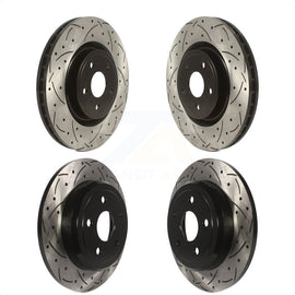 Front Rear Drilled Slot Disc Brake Rotors Kit For 2012 Jeep Grand Cherokee 6.4L