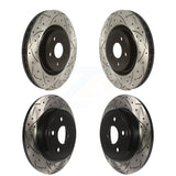 Front Rear Drilled Slot Disc Brake Rotors Kit For 2012 Jeep Grand Cherokee 6.4L