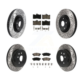 Front Rear Brake Rotor & Ceramic Pad Kit (6Pc) For Lexus GS350 IS300 IS350 RC350