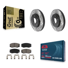 Load image into Gallery viewer, Front Drill Slot Brake Rotor Ceramic Pad Kit For Chevrolet Malibu Buick LaCrosse