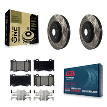 Load image into Gallery viewer, Front Drill Slot Brake Rotors Ceramic Pad Kit For INFINITI G37 Q50 Nissan 370Z Z