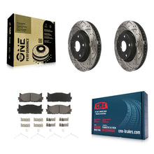 Load image into Gallery viewer, Front Drill Slot Brake Rotor Ceramic Pad Kit For Toyota Camry Lexus ES350 Avalon
