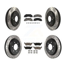 Charger l'image dans la galerie, Front Rear Drill Slot Disc Brake Rotor Ceramic Pad Kit For Ford F-150 Expedition