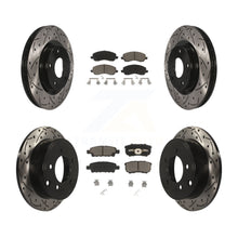 Charger l'image dans la galerie, Front Rear Drill Slot Brake Rotor Ceramic Pad Kit For Jeep Patriot Dodge Compass